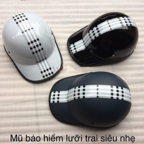 Mũ bảo hiểm lưỡi trai thời trang siêu nhẹ