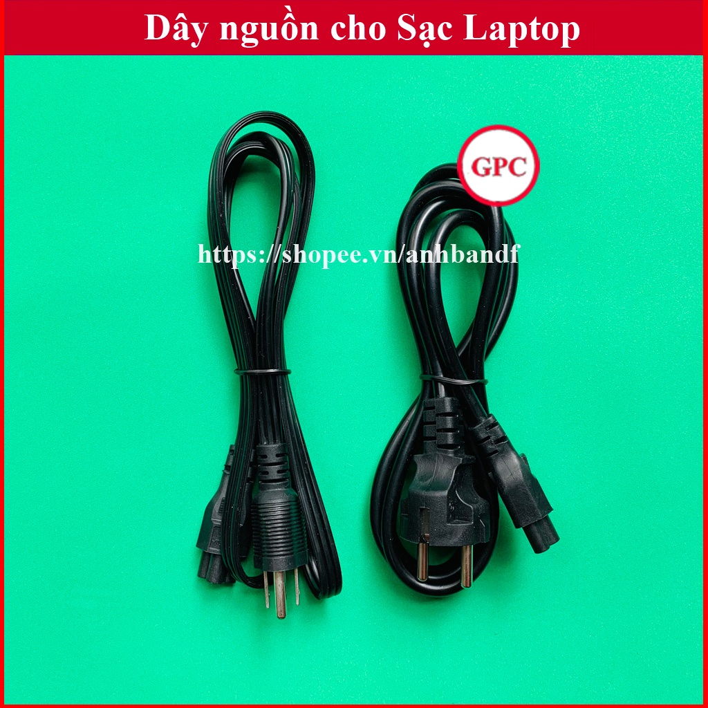 DÂY NGUỒN MÁY TÍNH LAPTOP CẮM ĐIỆN TRỰC TIẾP 220V - màu Đen