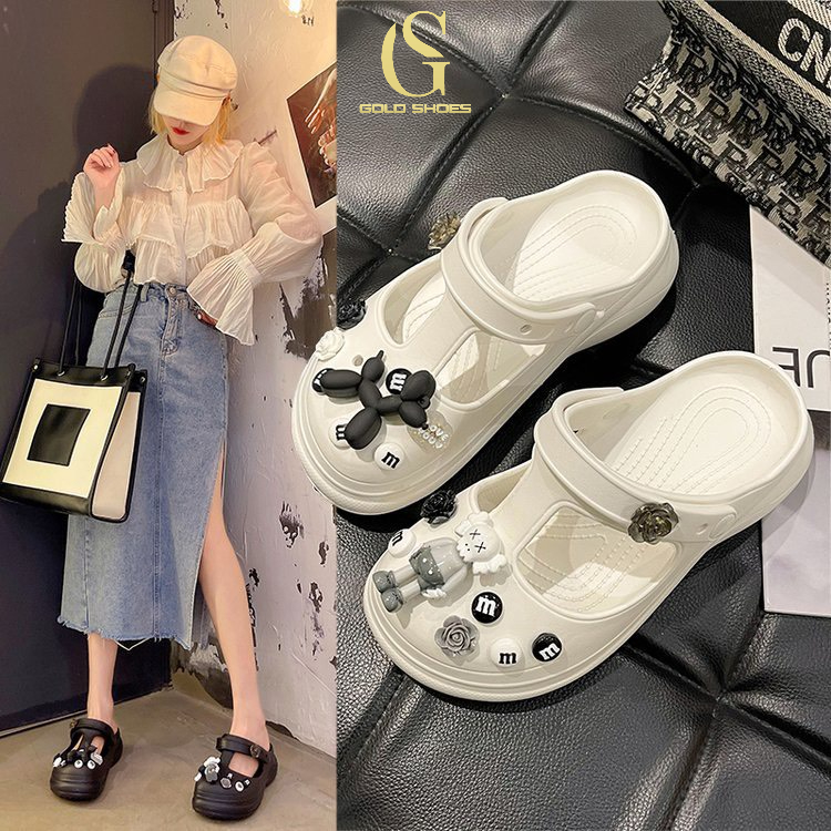 Dép Sandal nữ Tăng Chiều Cao 6cm 🎁 Tặng Kèm 🎁 full bộ stiker MSP : Sục hở 2616