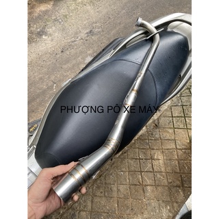 Cổ pô inox gắn pô độ pô lon 27mmx51mm dành cho xe sirius fi / jupiter fi