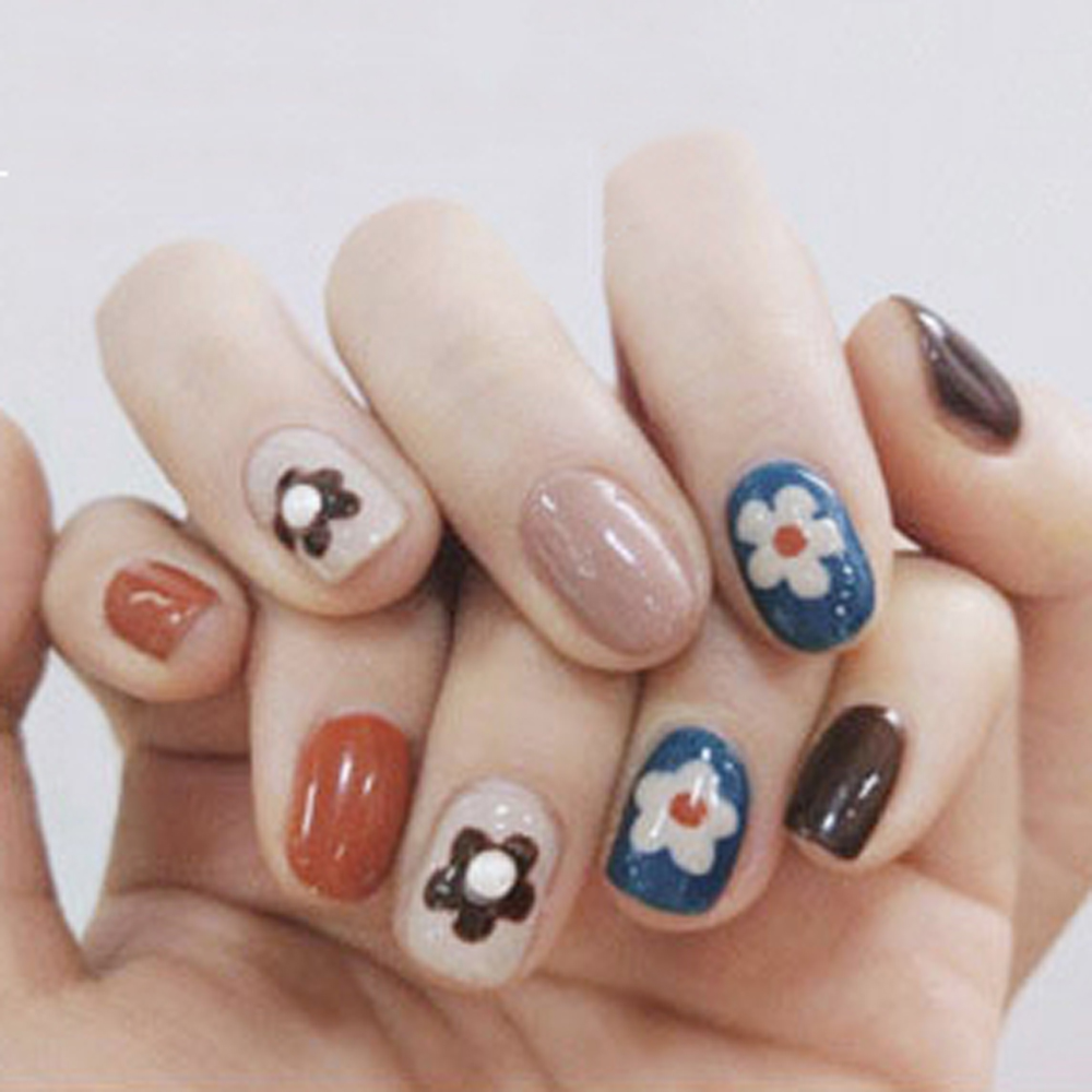 [Hàng mới về] Miếng dán trang trí móng tự dính hình thỏ phong cách Hàn Quốc đáng yêu