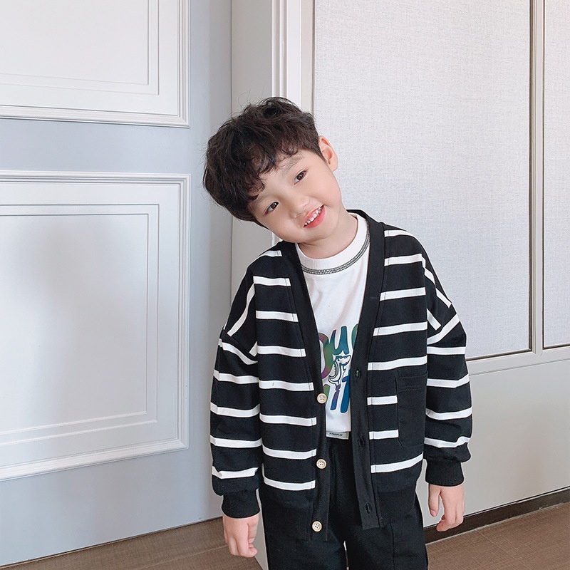 áo khoác bé trai - áo cardigan xiliba AK49 size 90-130 9-27 kg thời trang trẻ em hàng quảng châu