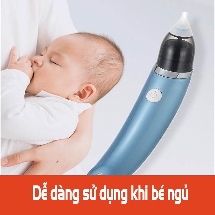 áy hút mũi Little Bees phù hợp với trẻ sơ sinh, 5 cấp độ hút rất sạch và không gây đau