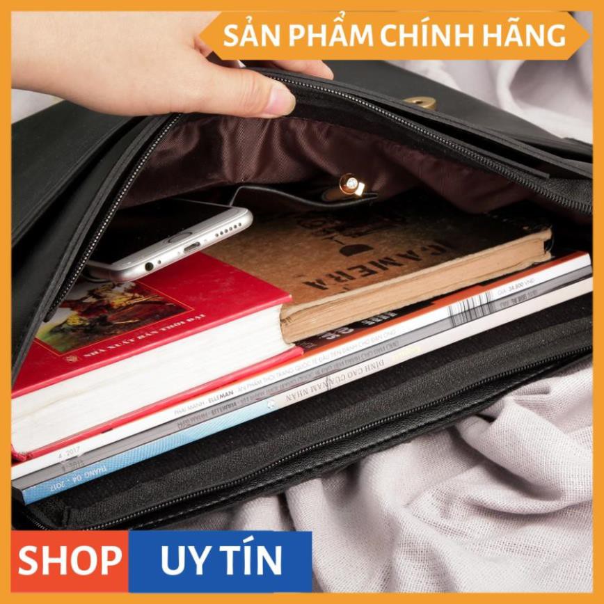 Túi Da Nam 4U Công Sở Sang Trọng DN269 (đen - nâu) | BigBuy360 - bigbuy360.vn