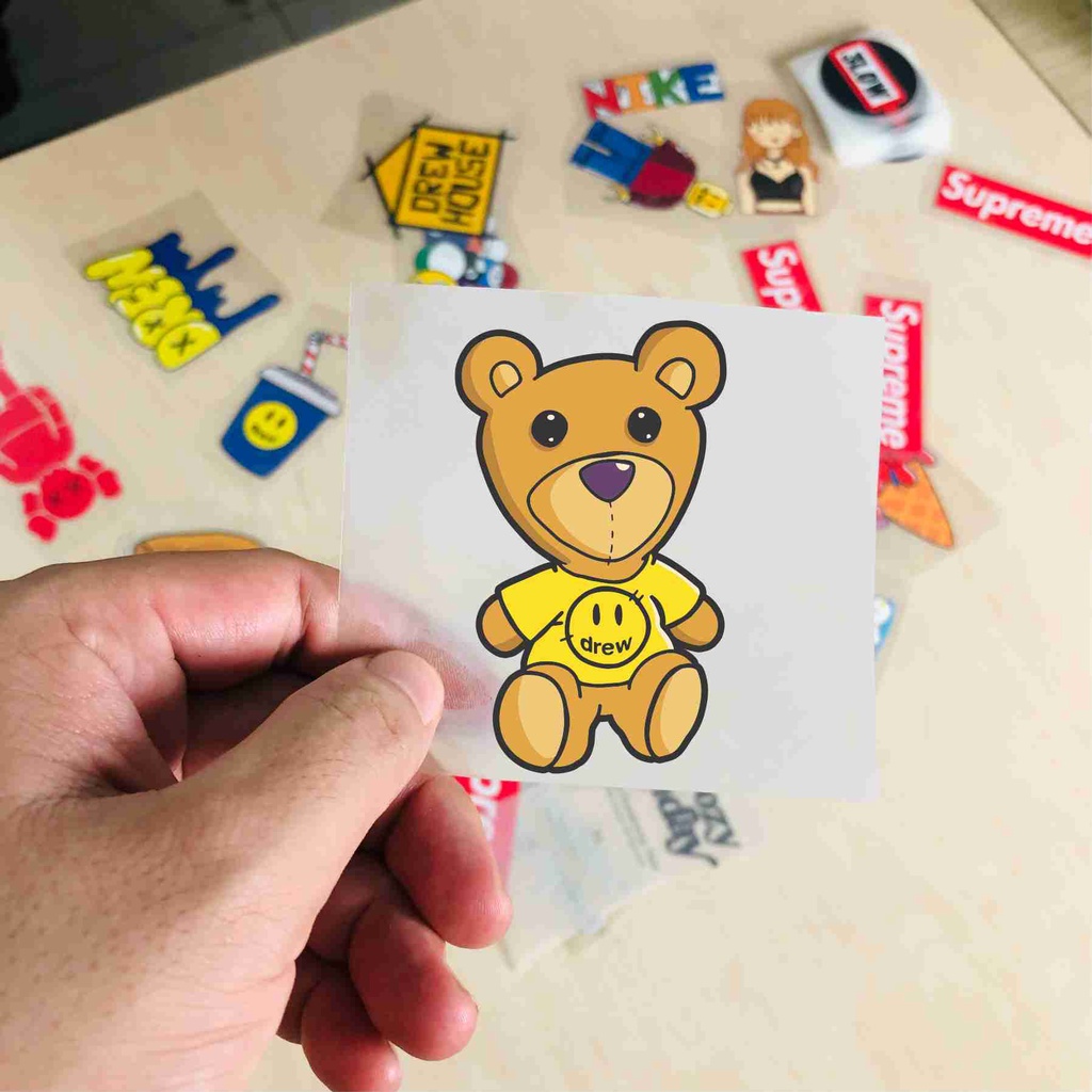 Hình ủi nhiệt bộ hoạt hình dễ thương 2 - Decal ủi áo xinh