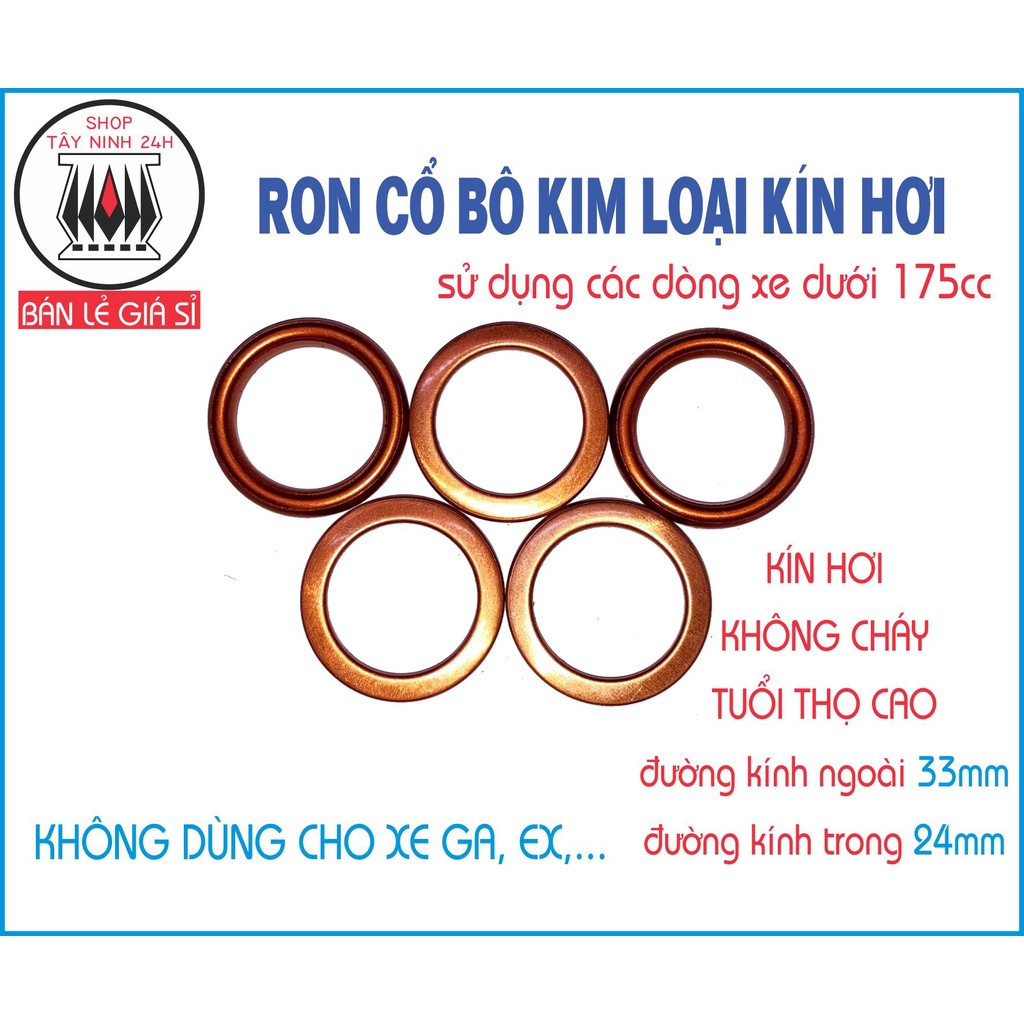 Ron cổ bô kim loại chiệu nhiệt xe máy XE SỐ
