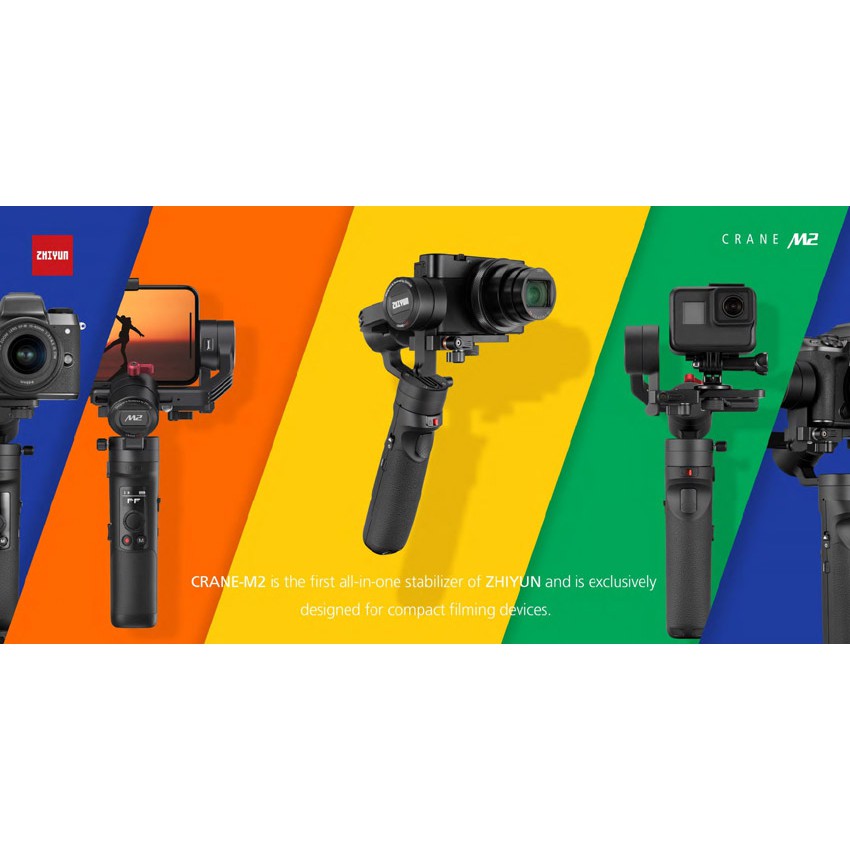 Gimbal chống rung cho máy ảnh Zhiyun Crane M2 (Mới 100% ) | BigBuy360 - bigbuy360.vn
