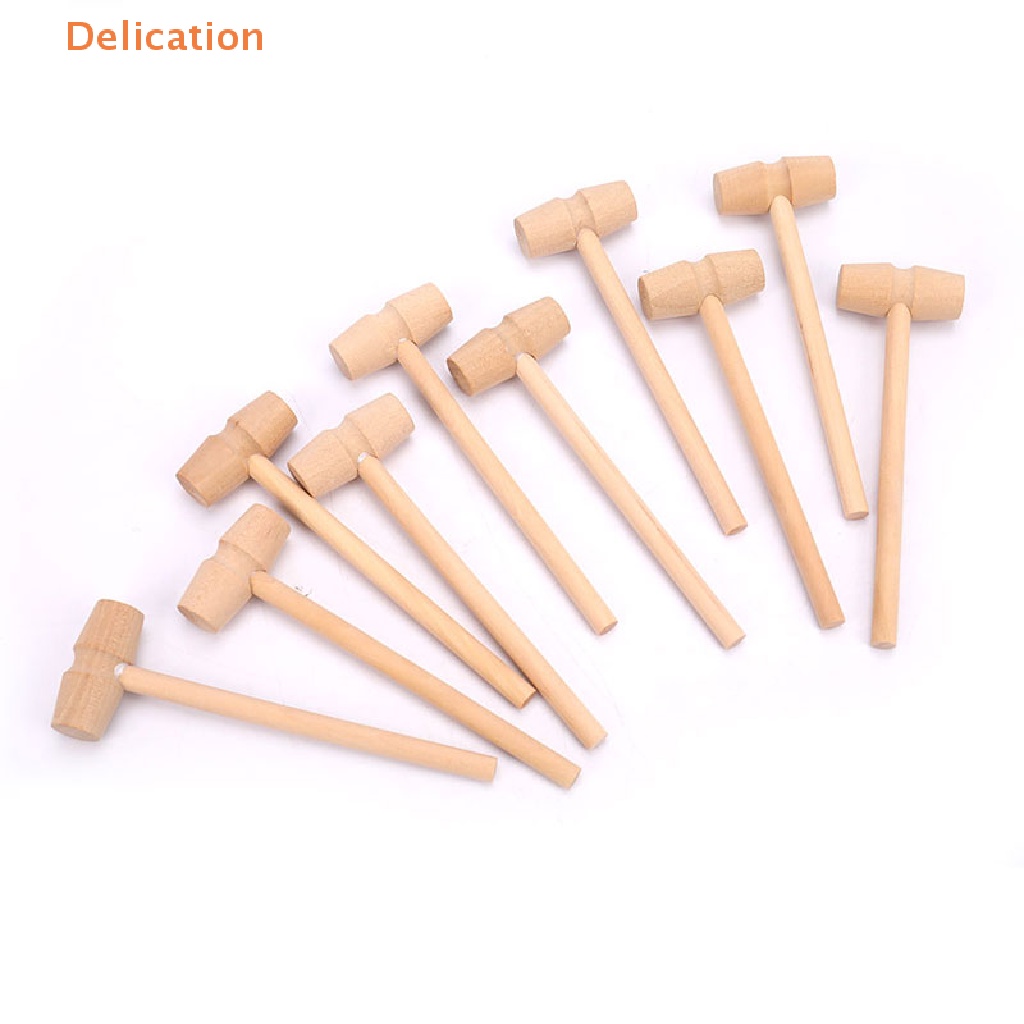 Set 10 Búa Gỗ Đồ Chơi Mini Thay Thế Cho Bé