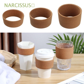 NARCISSUS💎 Durable Glass Cups Wrap Household Mug Holder Cork Cup Sleeve Portable Heat-Resistant Heat Insulation Non-slip Reusable Anti-Hot Glass Bottle Cover