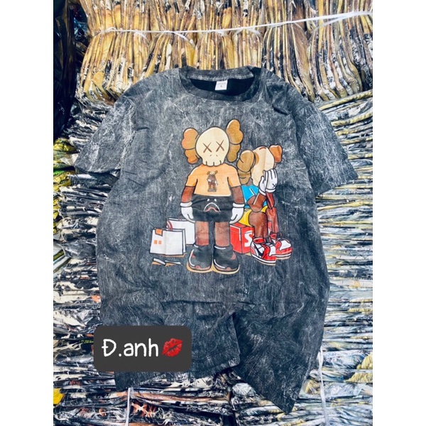 Áo phông loang thái phom rộng