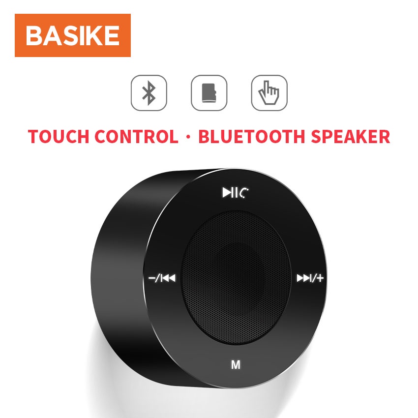 Loa Bluetooth mini BASIKE không dây chống thấm nước âm thanh nổi radio sạc USB tiện lợi