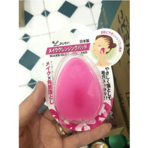 Miếng Rửa Mặt Làm Sạch Sâu Và Giảm Mụn Silicon Loven Make Cleansing Pad Nhật bản