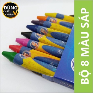 Bộ 8 bút sáp tô màu Gấu đỏ