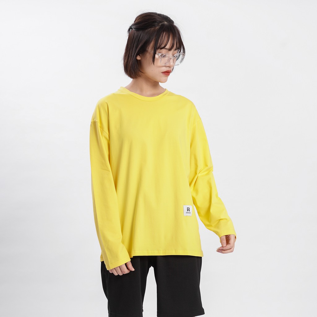 Áo thun dài tay nam nữ Unisex N7 9 màu Basic Long Tee phông trơn lỡ oversize phom rộng sweater cá tính phong cách