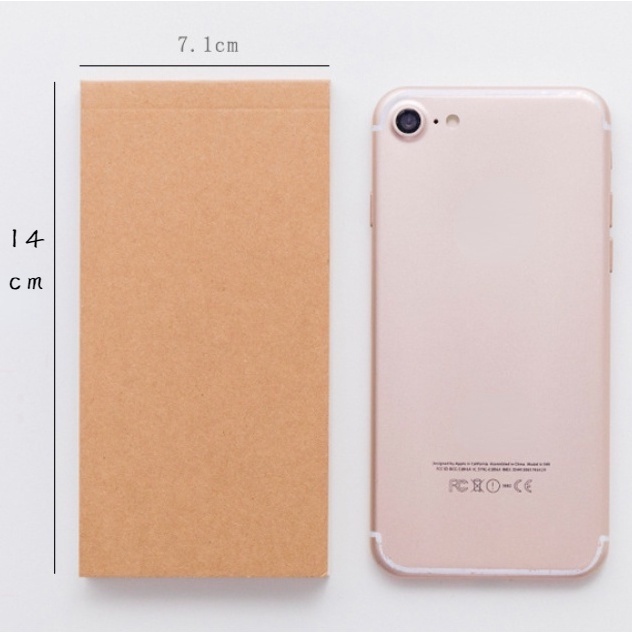 Sổ tay ghi chú mini thiết kế dễ thương và đơn giản có thể xé dành cho học sinh