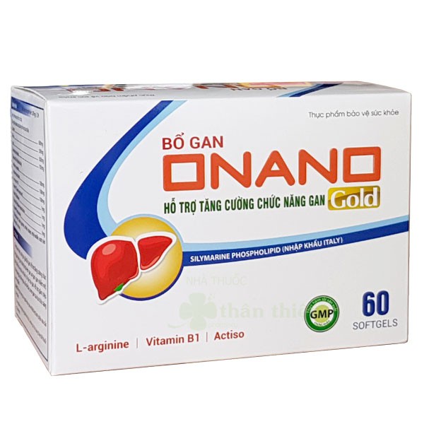 Bổ gan ONANO Gold – Hỗ trợ giải độc gan, giúp thanh nhiệt , tăng cường chức năng gan (hộp 60 viên)
