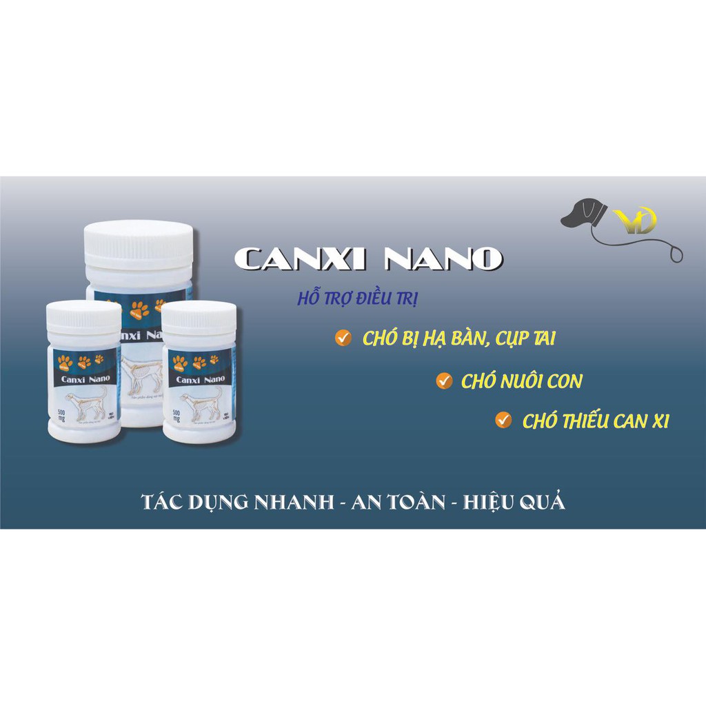 Canxi Nano cho chó mèo 150v