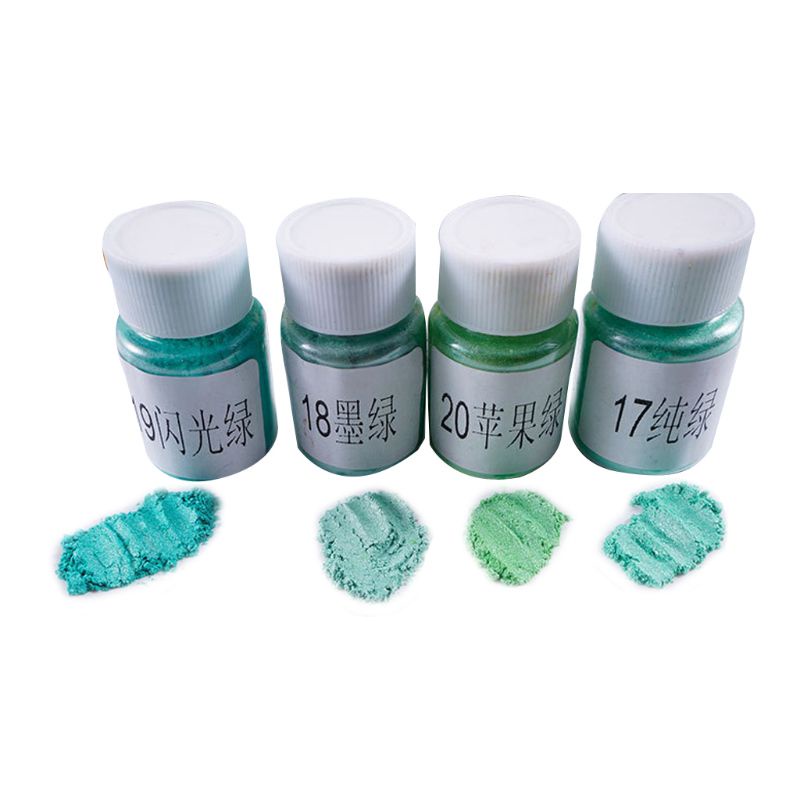 Set 4 Gói Bột Kim Tuyến Pha Lê / Pha Lê / Ngọc Trai Lấp Lánh Làm Đồ Thủ Công Diy