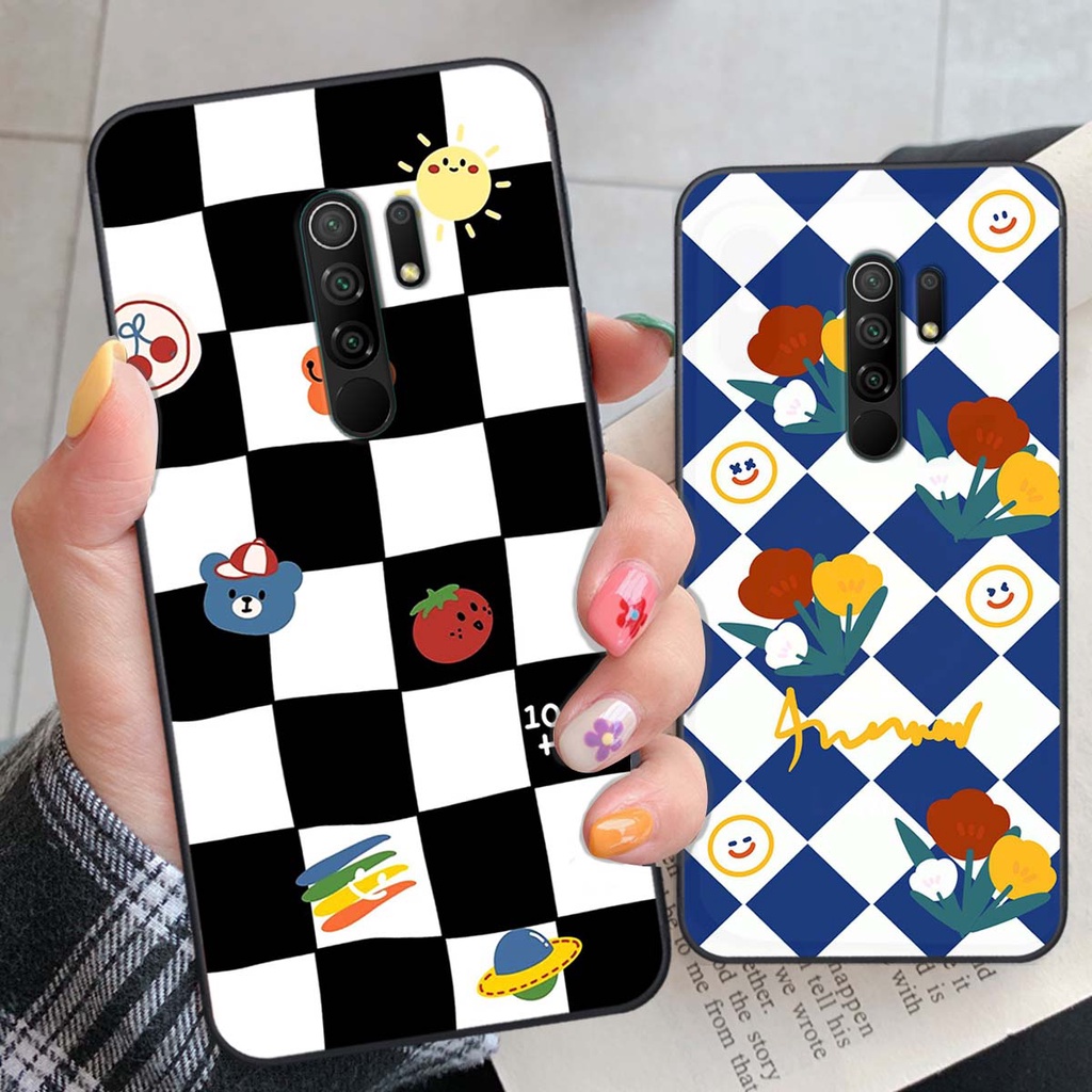 Ốp Xiaomi Redmi 9 họa tiết hoa, gấu thời trang, ốp dẻo bền đẹp