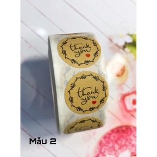 Sticker in chữ thank you