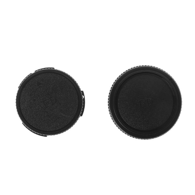 Rear Lens Body Cap Camera Cover Anti-dust Mount Protection Plastic Black for Canon FD