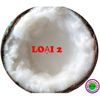 Combo 2 Dừa Sáp Loại 2 Size Lớn (Trái 1.1Kg-1.2Kg)