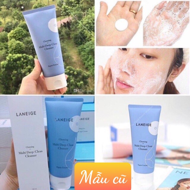 (chính hãng, mẫu mới) Sữa rửa mặt MULTI CLEANSER #LANEIGE 150ml và mini 30ml