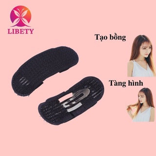 Xược kẹp phồng tóc mái tự nhiên 2 bên kiểu hàn quốc kẹp làm phồng tóc 2 bên bồng bềnh