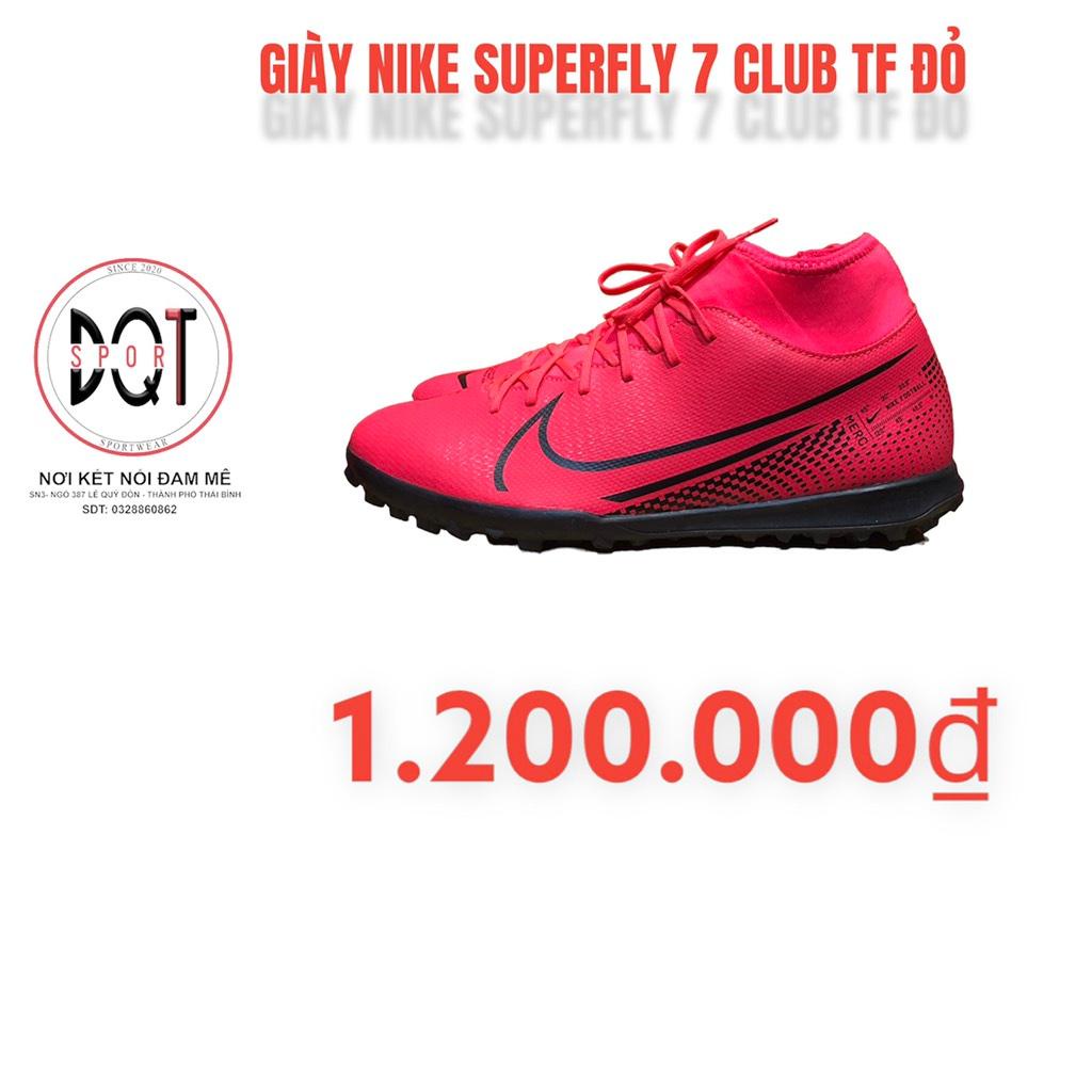 [Ảnh thật] [Chính hãng] GIÀY BÓNG ĐÁ NIKE SUPERFLY 7 CLUB TF ĐỎ
