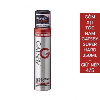 Gôm Xịt Tóc Gatsby 250ml