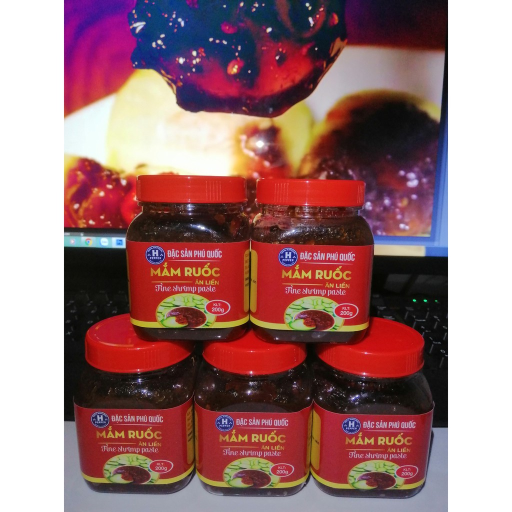 Mắm ruốc ăn liền H PEPPER hộp 200g - ĐẶC SẢN PHÚ QUỐC