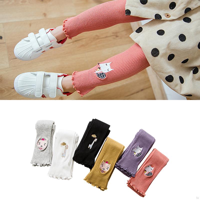 Quần Legging Cotton Họa Tiết Hoạt Hình Cho Bé Gái