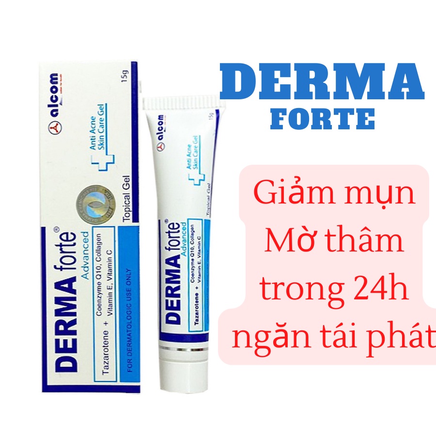 Kem Derma Forte 15g Gamma, Giảm Thâm, Ngừa Mụn, Dưỡng Da - Chính Hãng