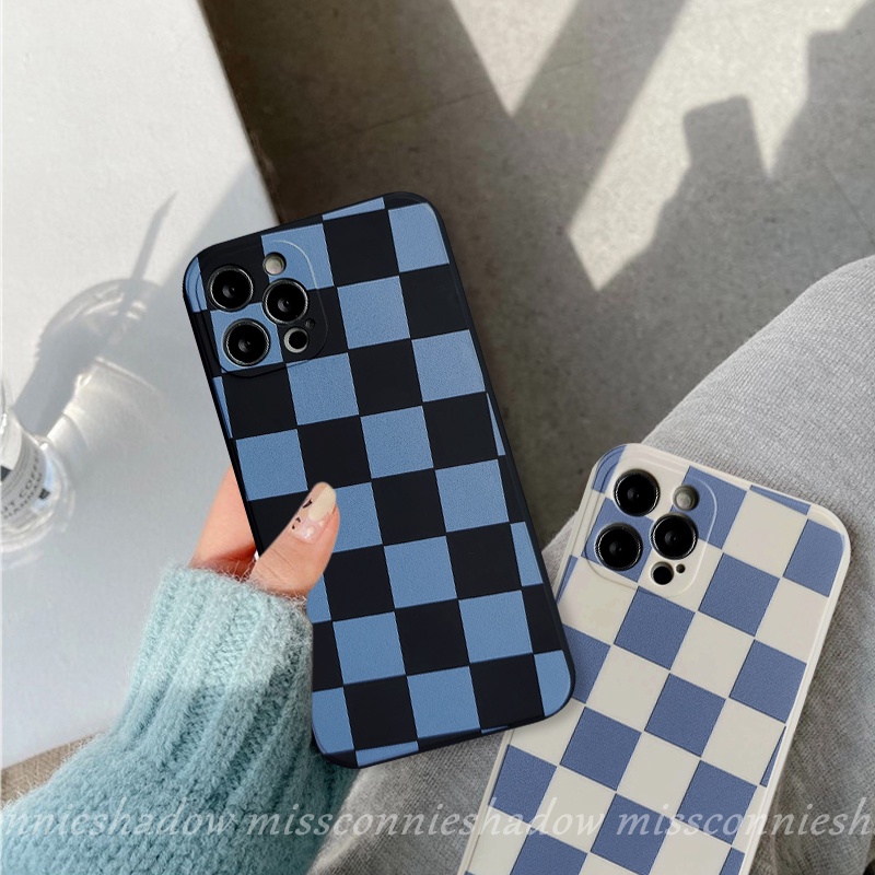 MissConnie Ốp Điện Thoại Tpu Mềm Họa Tiết Bàn Cờ Vua Thời Trang Cho iPhone 11 12 13 pro Max 7 8 Plus XR X XS Max 6 6s Plus SE 2020