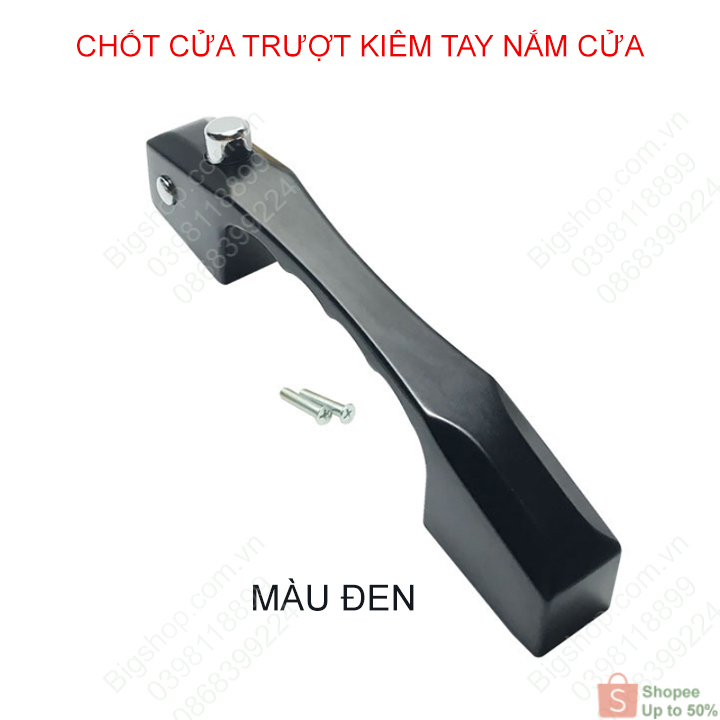 Chốt cửa, tay nắm cho cửa trượt, cửa lùa, cửa sổ - cửa đi lắp cho cửa nhôm, cửa nhựa