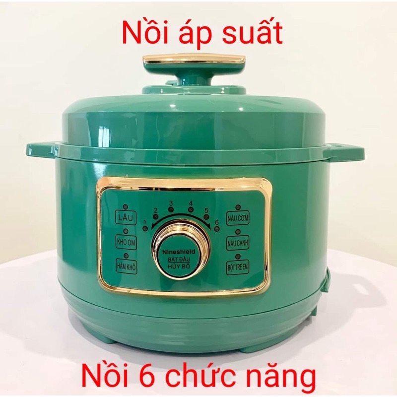 Nồi Áp Suất Điện Đa Năng Nội Địa Trung Dung Tích 4L, Nấu Lẩu, Hầm, Soup