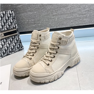 Giày bốt nữ phong cách hàn quốc, giày martin boots nữ chất da lộn kháng nước, kháng bụi 1017739