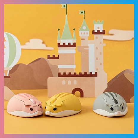 Chuột Chơi Game Không Dây Mini Màu Trắng Cho notebook/Game game chuột không dây mini với vẽ chuột/hamster/macaron/màu kết hợp chuột cho máy tính xách tay chuột trắng không dây chuột không dây