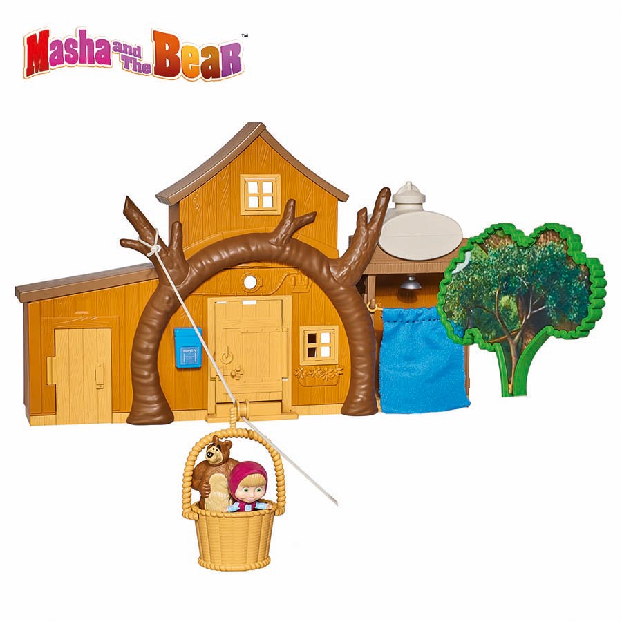 Đồ Chơi Ngôi Nhà Gấu MASHA AND THE BEAR Masha Play Set ''Big Bear House'' 109301032 - Simba Toys Vietnam
