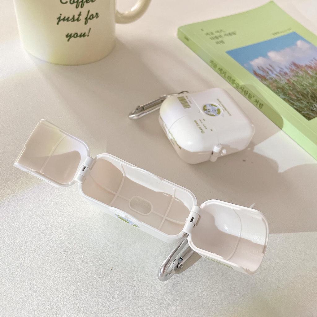 Vỏ Bảo Vệ Hộp Sạc Tai Nghe Bluetooth Airpods 1 2 pro 3 2021 gen3 Bằng PC Cứng Họa Tiết Trái Đất Sáng Tạo Kèm Móc Treo