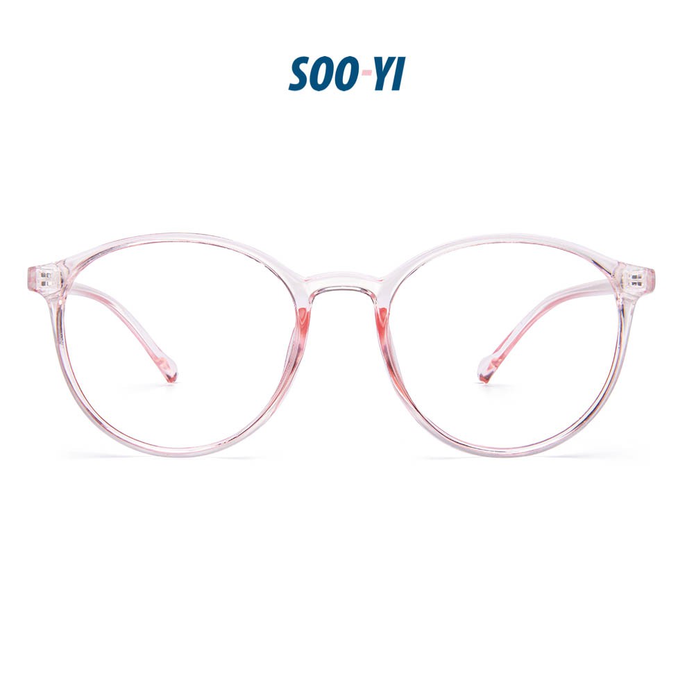 Gọng kính cận nam/nữ Soo-Yi YURI chất liệu nhựa dẻo, thiết kế mắt tròn thời trang