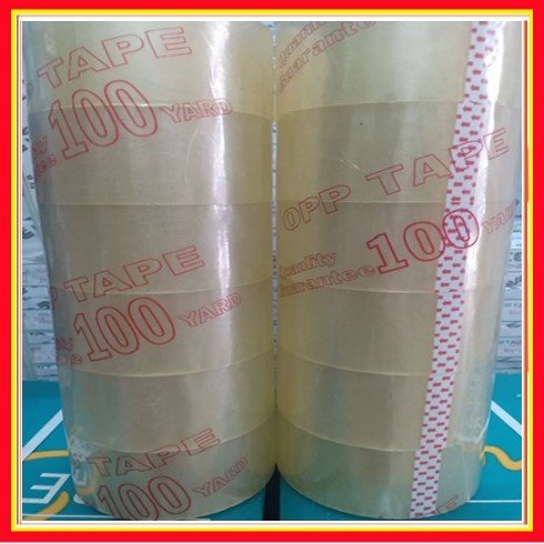 [GIÁ Sỉ]-Băng Keo Trong/Đục 100y 1,1kg(6 cuôn/cây)-Siêu Dính-Siêu Dai