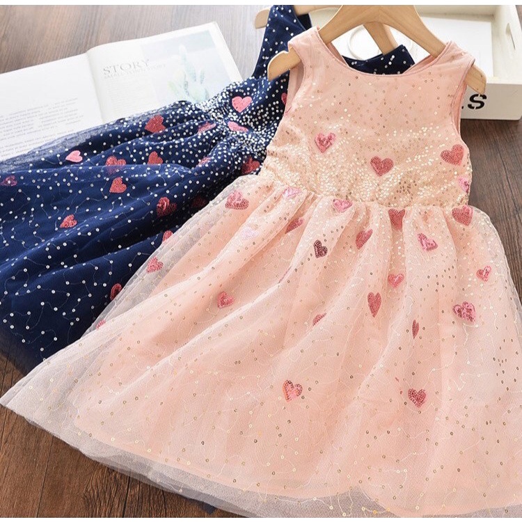 Váy cho bé gái họa tiết xinh xắn cho bé từ 1-5 tuổi