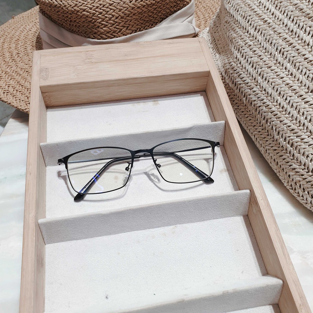 Kính Cận Kim Loại G STORE Gọng Mảnh Mắt Vuông Nam Nữ Trẻ Trung Hàn Quốc 9042 | BigBuy360 - bigbuy360.vn