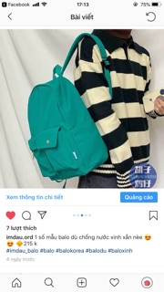 Balo dù  xinh xắn ( HÀNG ORDER)