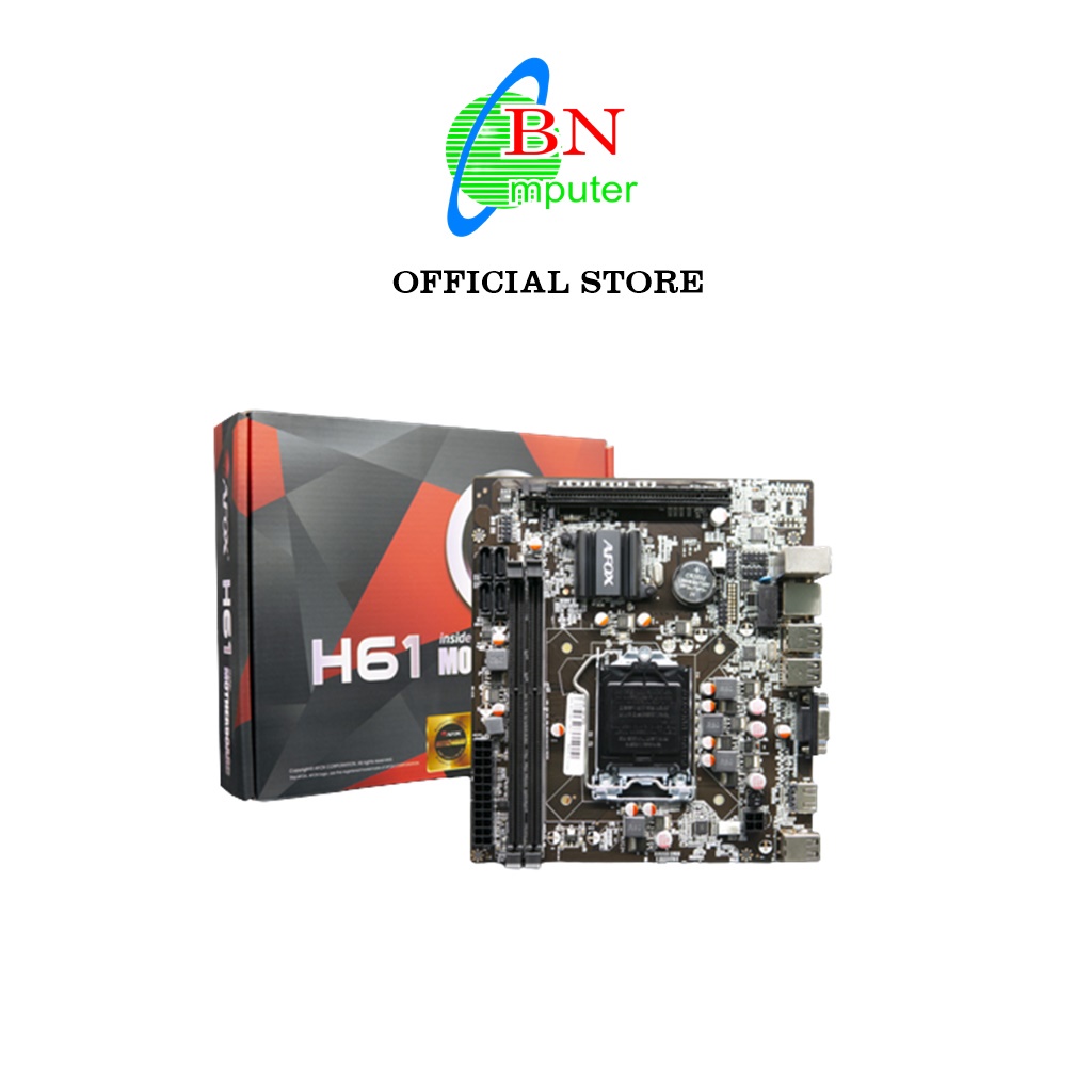 Bo mạch chủ Afox, Glowy H61, Main H61 - Mainboard