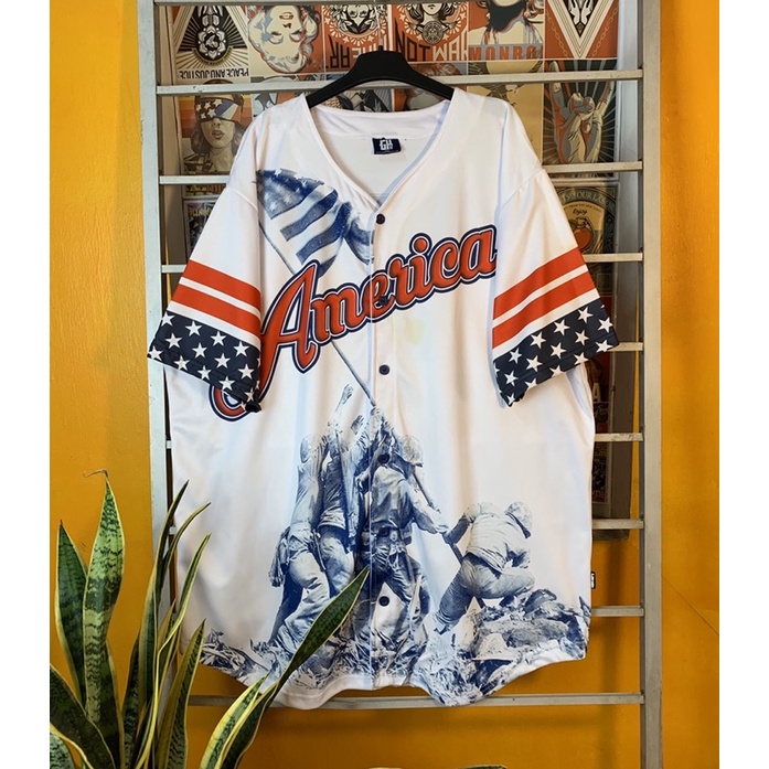 Áo bóng chày 2hand unisex Tiệm 2hand của Hạnh