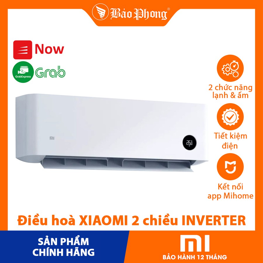 Điều hoà thông minh XIAOMI 2 chiều INVERTER tiết kiệm điện internet V1A1 1.5PH 13000 BTU phòng khách ngủ 12000 máy lạnh