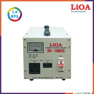 ỔN ÁP LIOA SH-1000 II CÔNG SUẤT 1.0kVA ĐIỆN ÁP VÀO 150V(130V) - 250V ( 100% DÂY ĐỒNG NGUYÊN CHẤT )