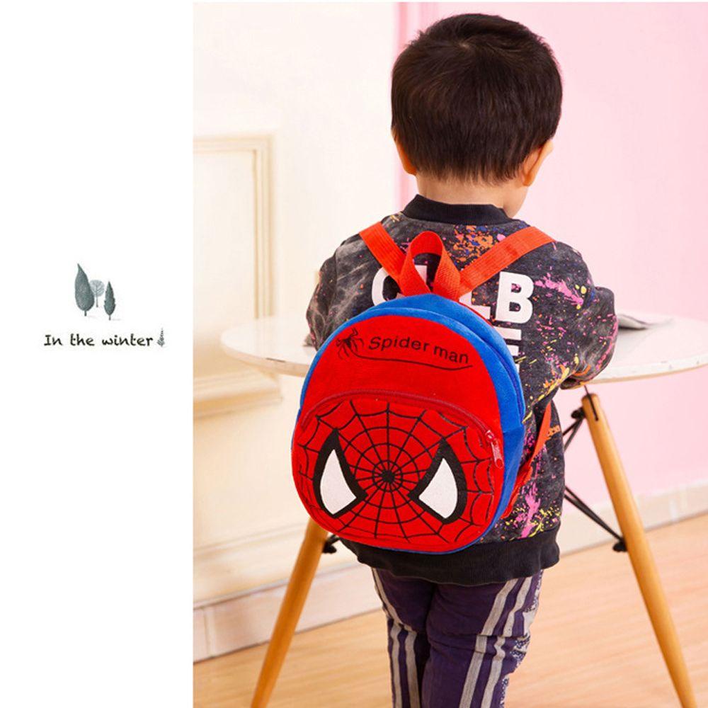Ba Lô Đi Học Hình Chuột Mickey / Minnie / Stitch / Avengers Nhồi Bông Đáng Yêu Cho Bé